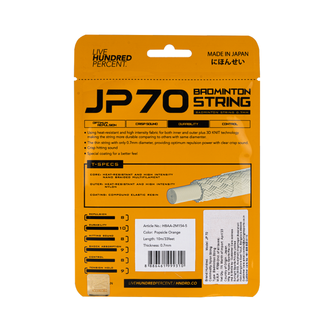 JP 70- POPSICLE ORANGE