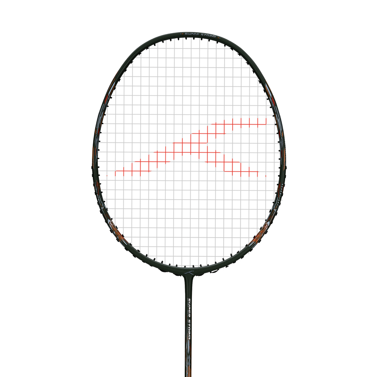 Super Storm Strung Badminton Racket (Olive)
